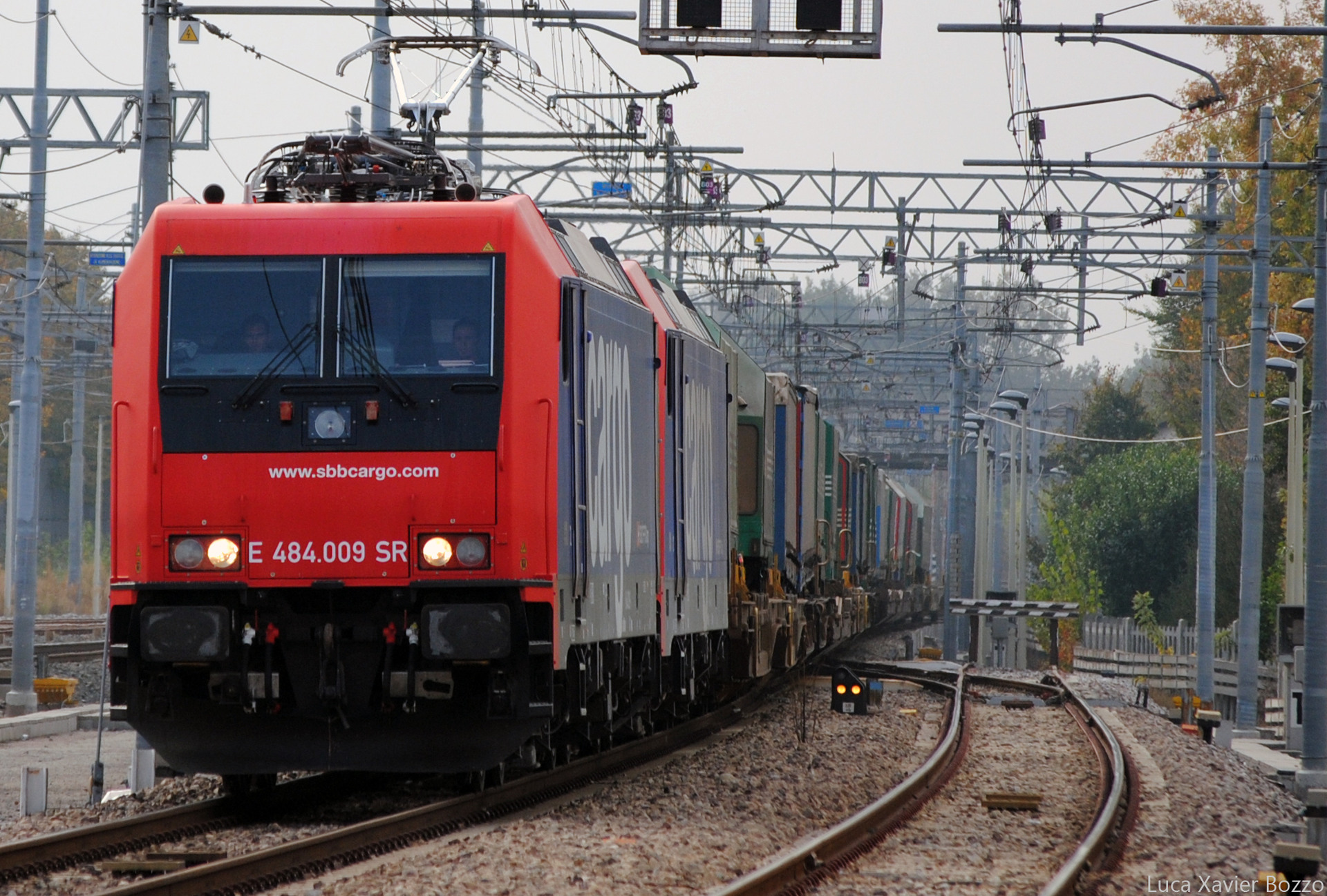 SBB Cargo Re 484 009 Stazione Torino Stura Piedmont Trainspo