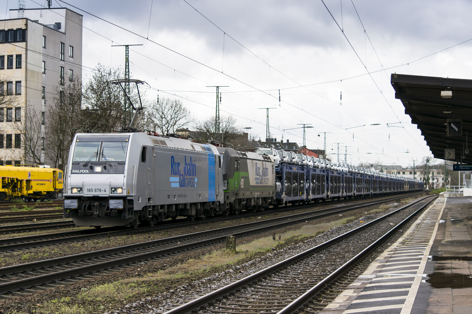 RTB Cargo 185 2 676 Bahnhof Koln West North Rhine Westphalia Trainspo