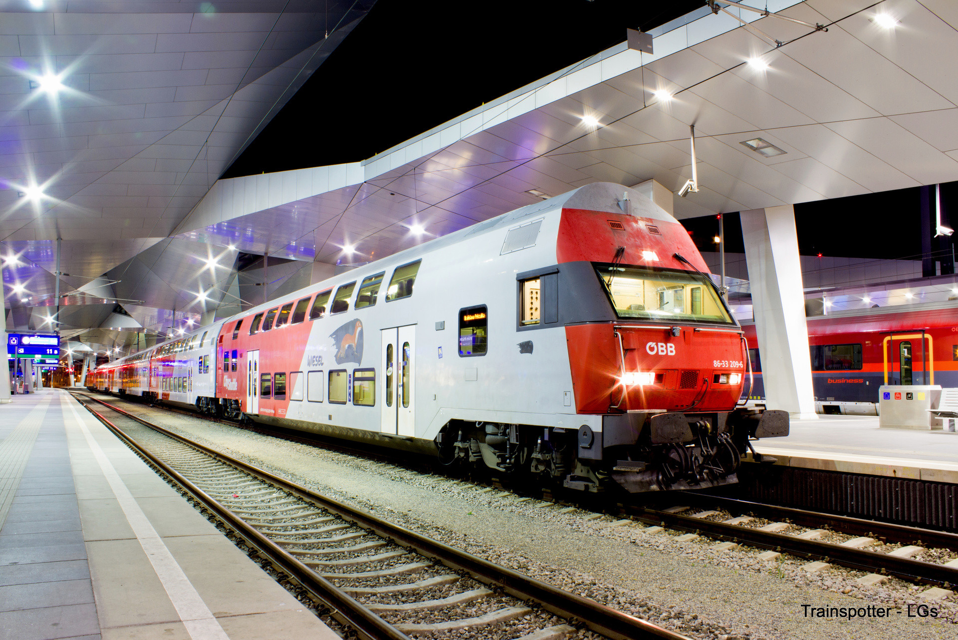 ÖBB 86 33 209 Wien Hauptbahnhof Trainspo