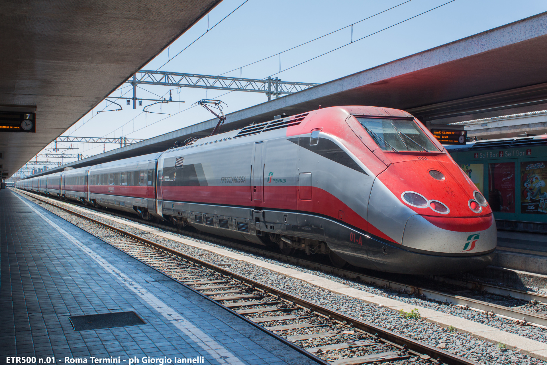 Fs Etr 500 01 Roma Termini Railway Station Latium — Trainspo