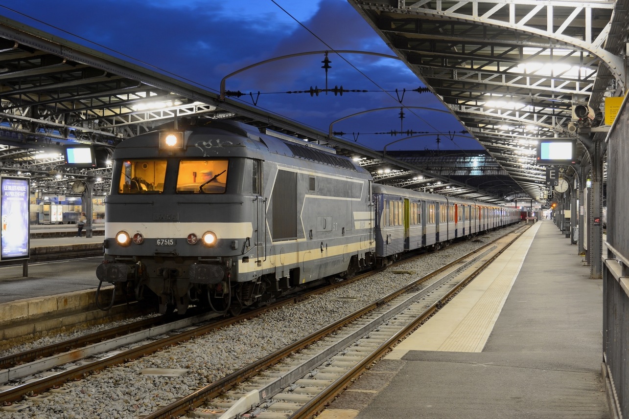 SNCF BB 67400 67515 / Gare De Paris-Est — Trainspo