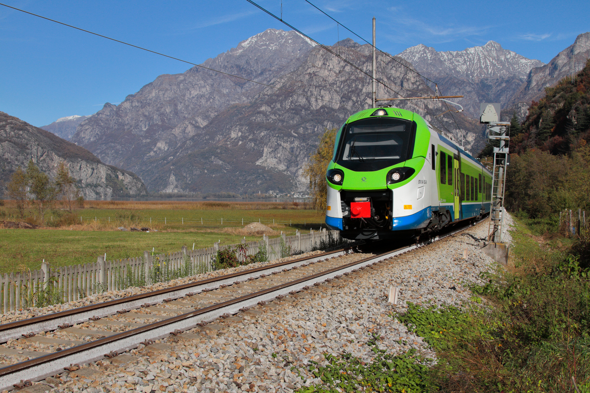 Trenord ETR 104 033 / Dubino, Lombardy — Trainspo