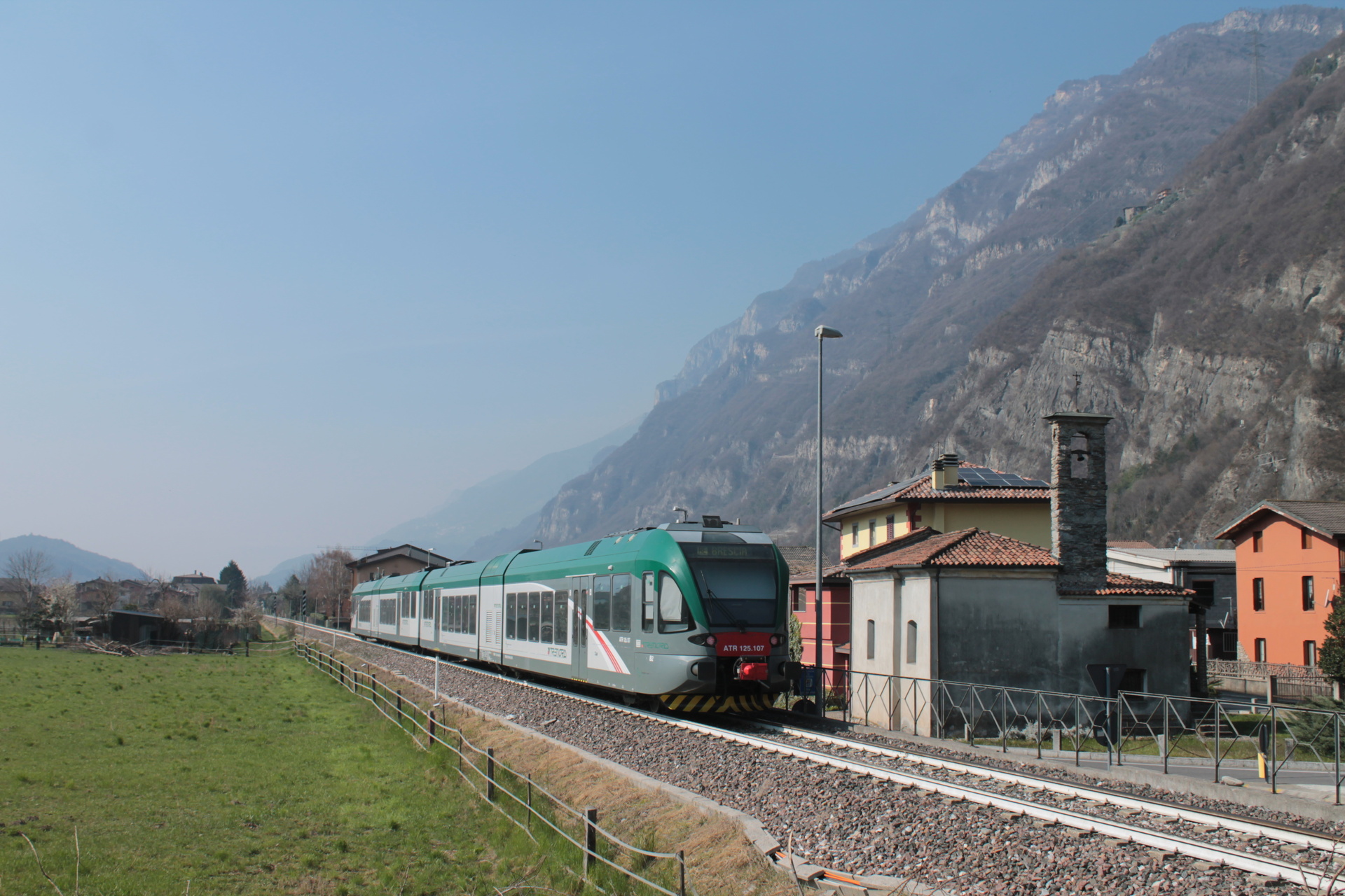 Trenord ATR 125 107 / Pian di Borno, Lombardy — Trainspo