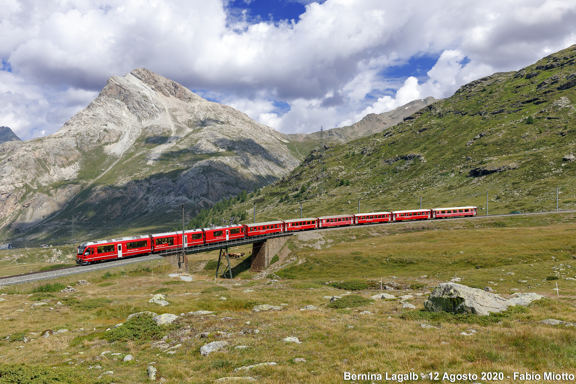 RhB ABe 8/12 3514 / Passo del Bernina — Trainspo