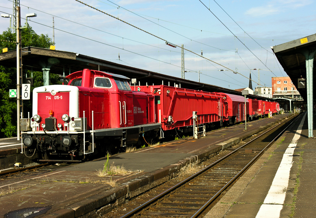 DB Netz 714 015 / Bahnhof Kassel-Bettenhausen, Hesse — Trainspo