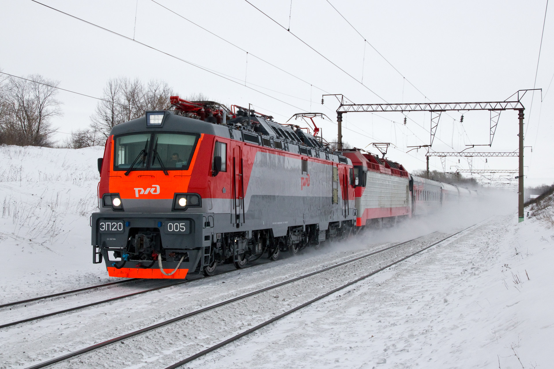 Rzd Ep20 005 Stantsiya Ryazan Vtoraya — Trainspo