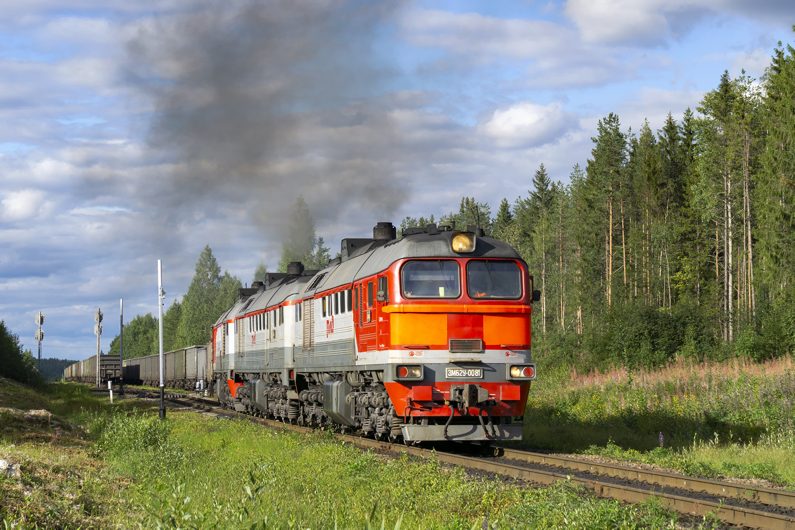 RZD 3M62U 0081 / Lakhkolampi — Trainspo