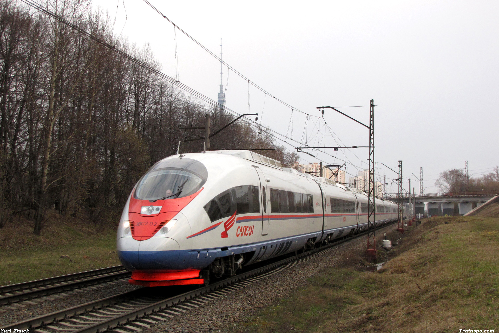 RZD EVS2 02 / Stantsiya Petrovsko-Razumovskoye — Trainspo