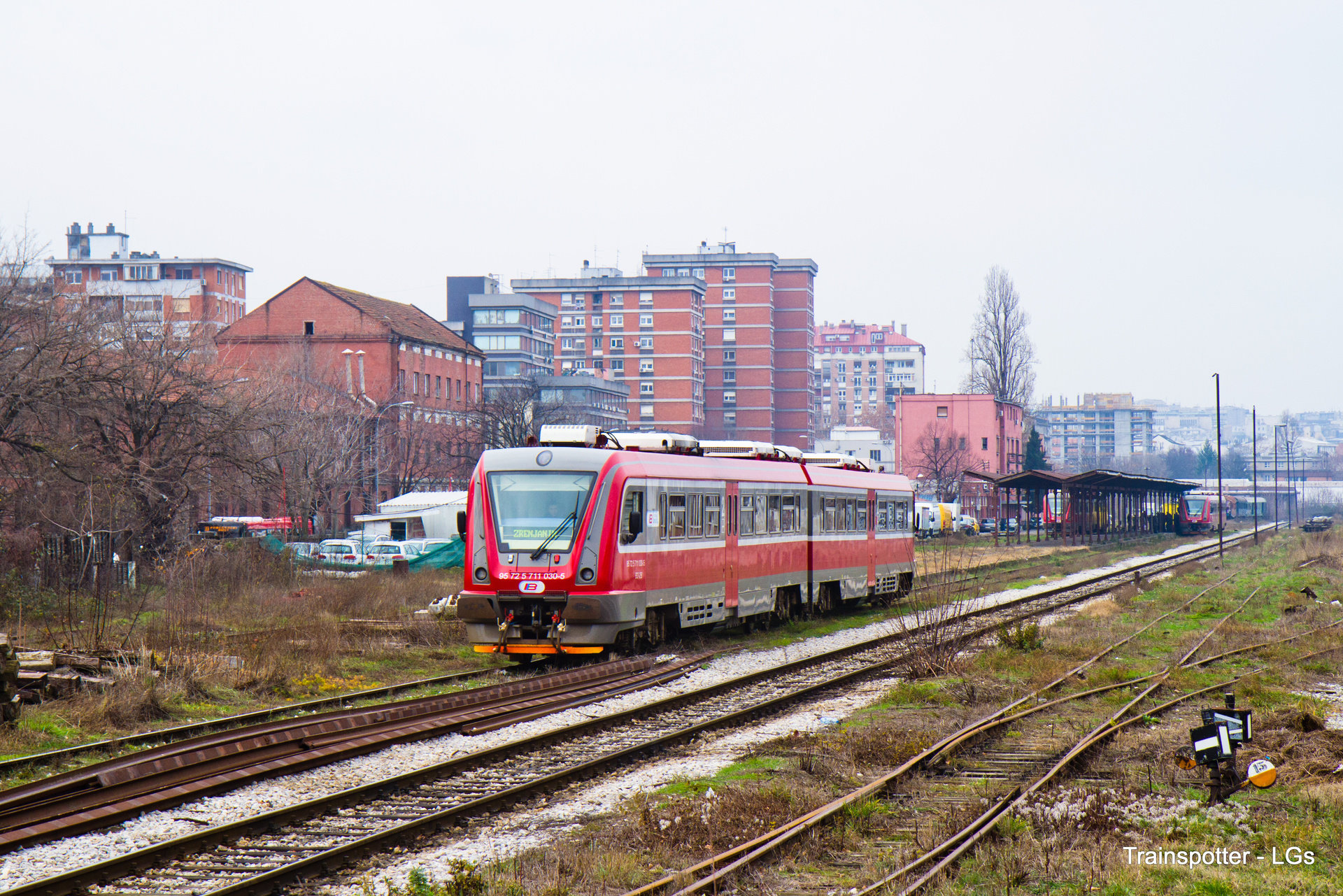 Srbija Voz 711 030 / Zeleznicka Stanica Beograd Dunav — Trainspo