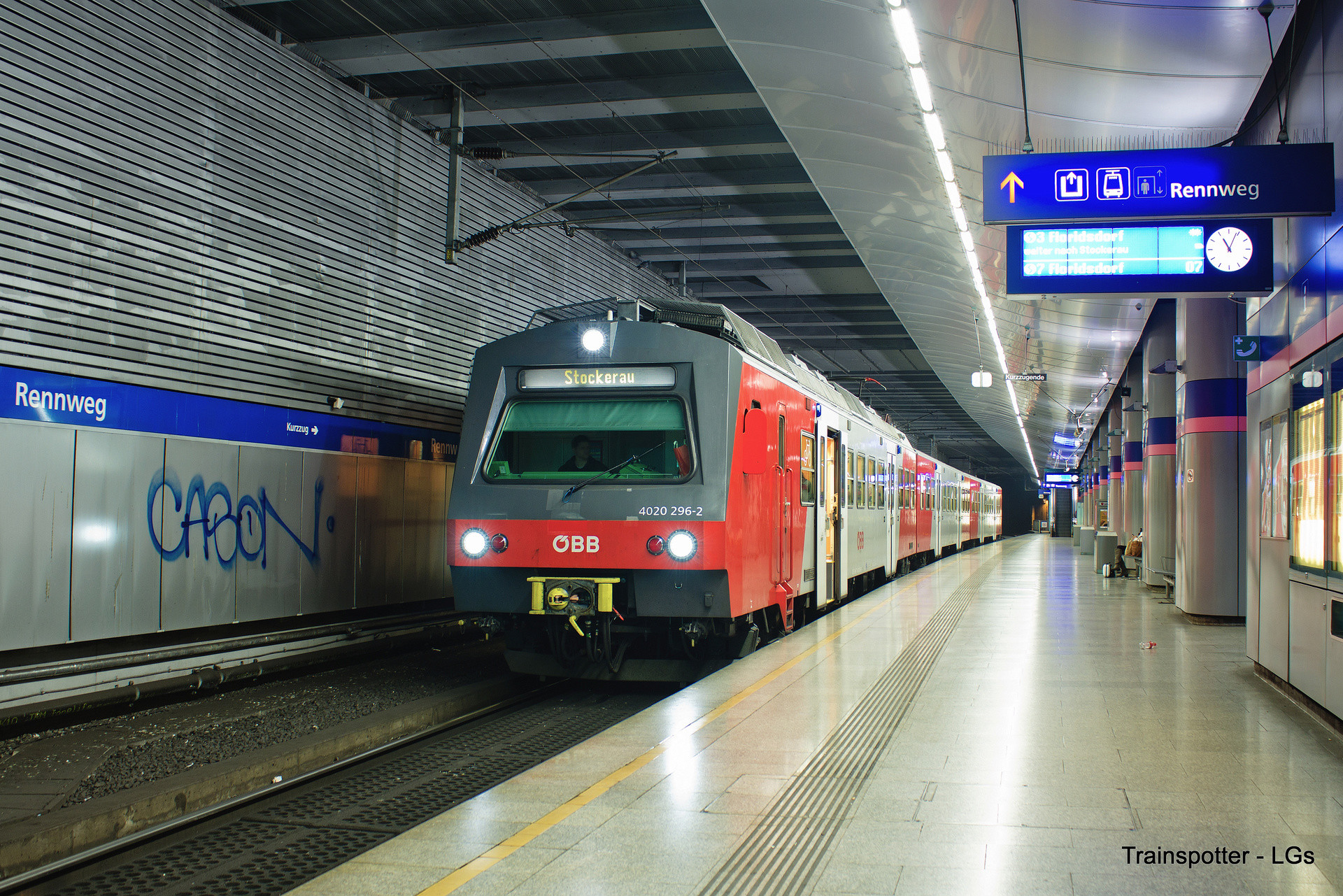 ÖBB 4020 296 / Wien Rennweg Bahnhof — Trainspo