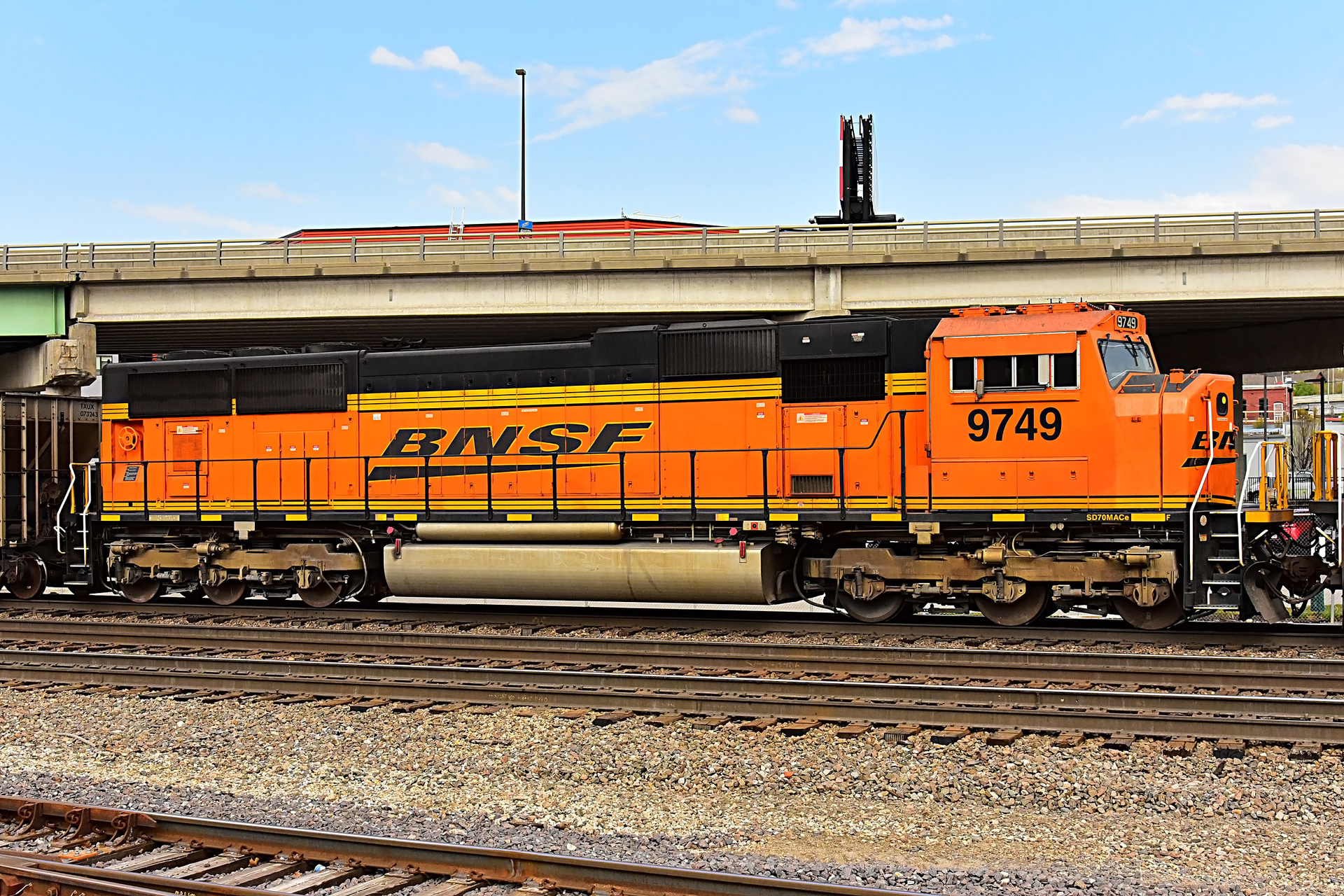 BNSF SD70MACe 9749 / Kansas City, MO — Trainspo