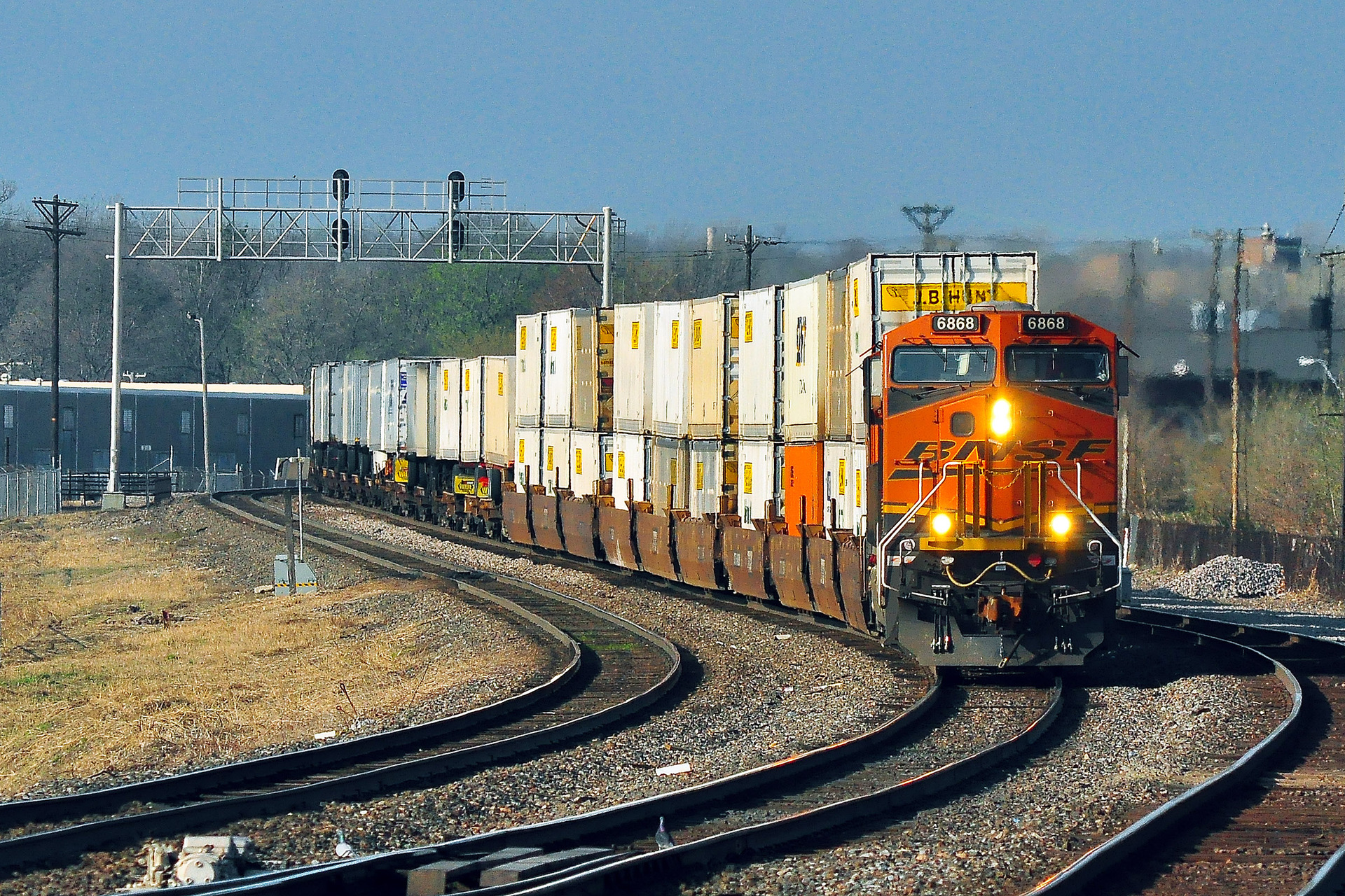 Bnsf Es44c4 6868   Kansas City, Mo — Trainspo