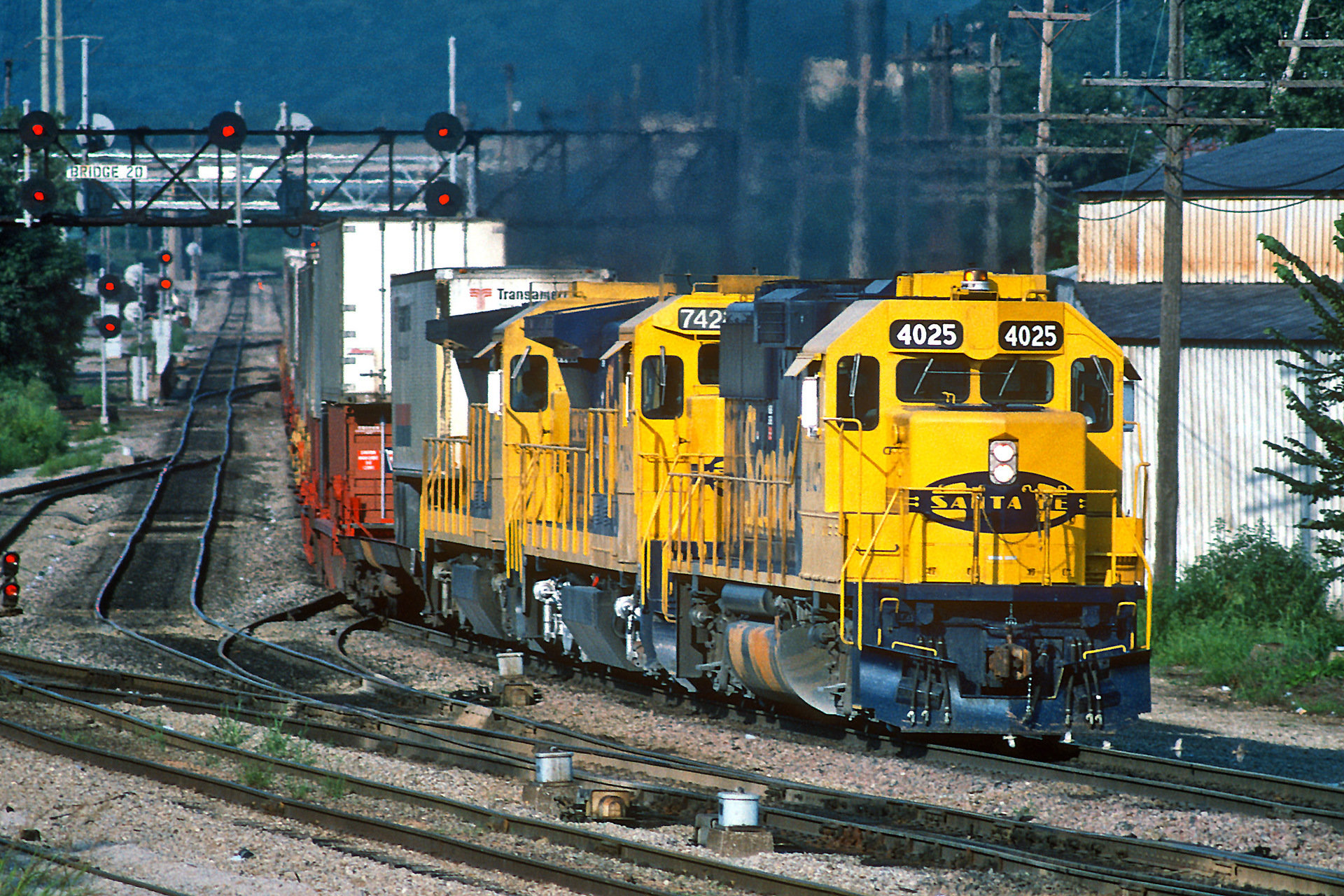 ATSF GP60 4025 / Kansas City, MO — Trainspo