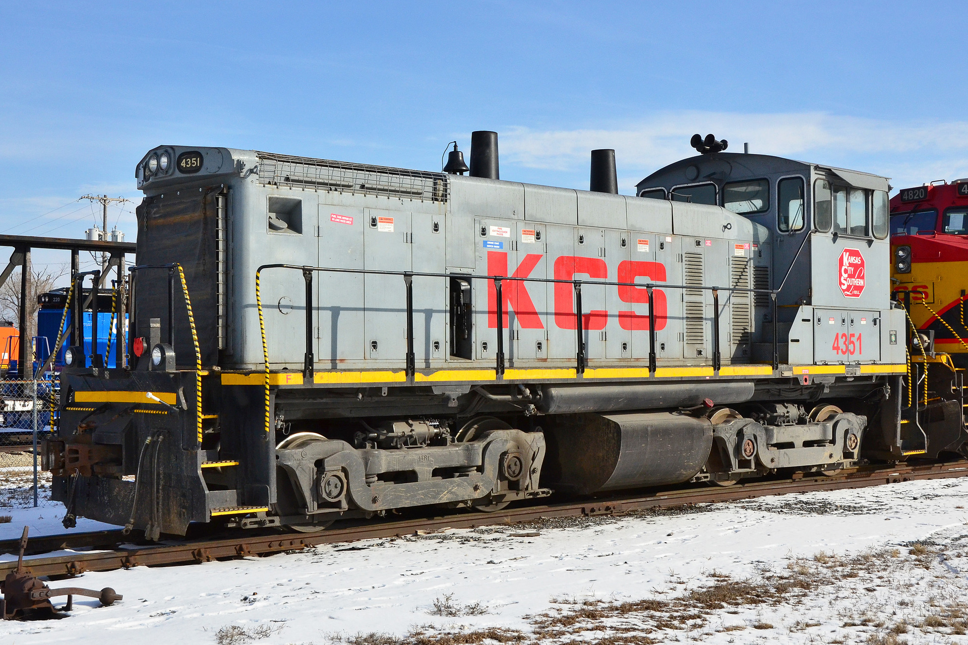 KCS SW1500 4351 / Kansas City, MO — Trainspo