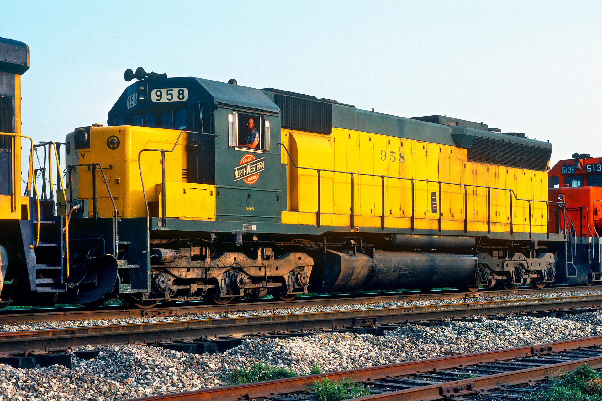 CNW SD45 958 / North Kansas City, MO — Trainspo