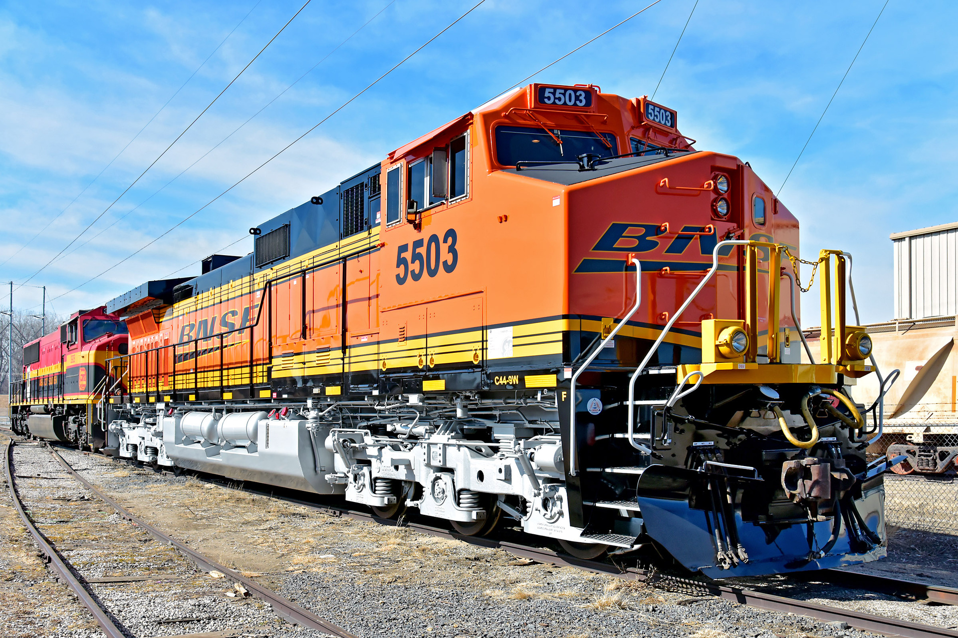 BNSF C44-9W 5503 / Kansas City, MO — Trainspo