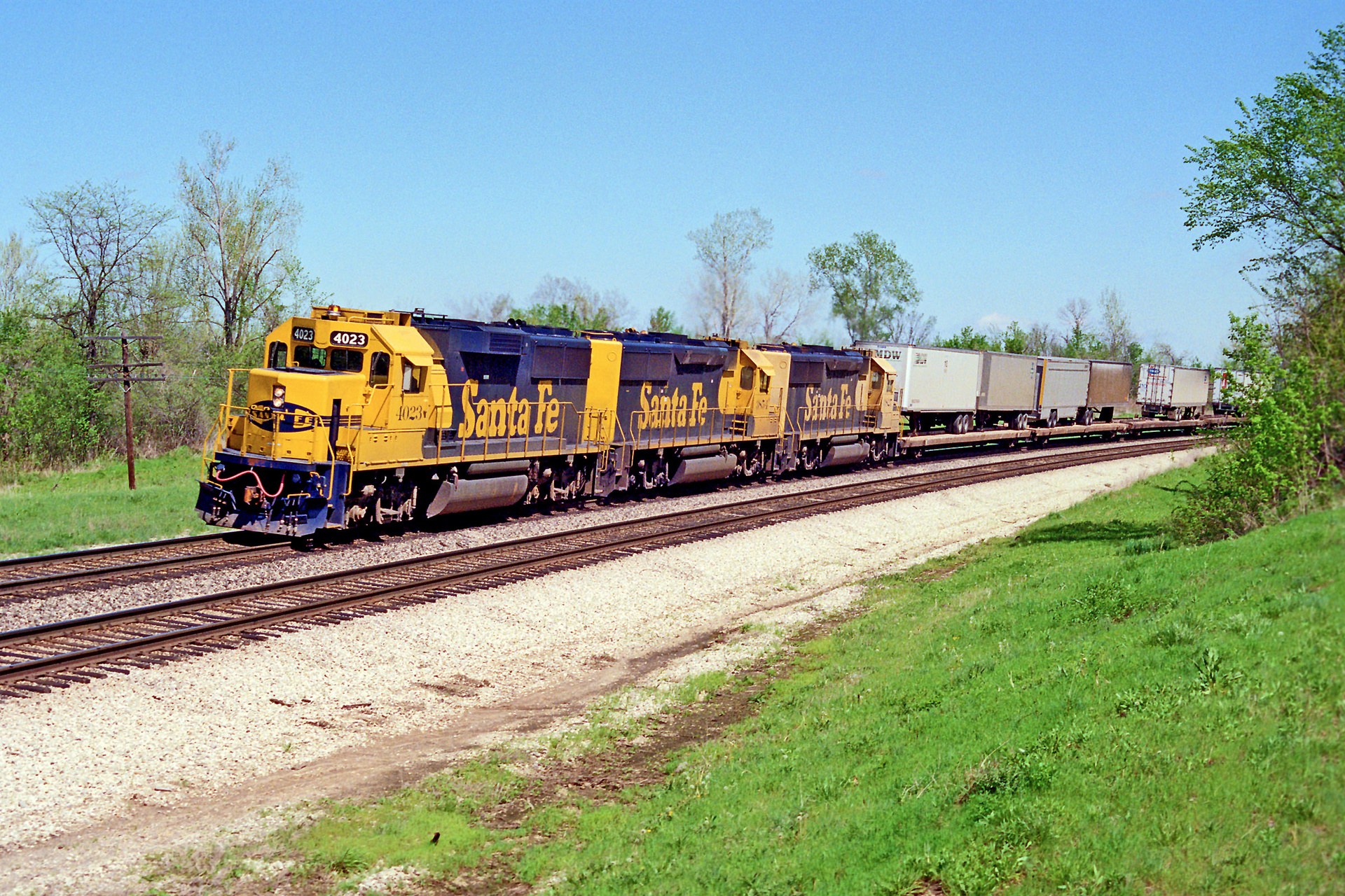 ATSF GP60 4023 / Sibley, MO — Trainspo