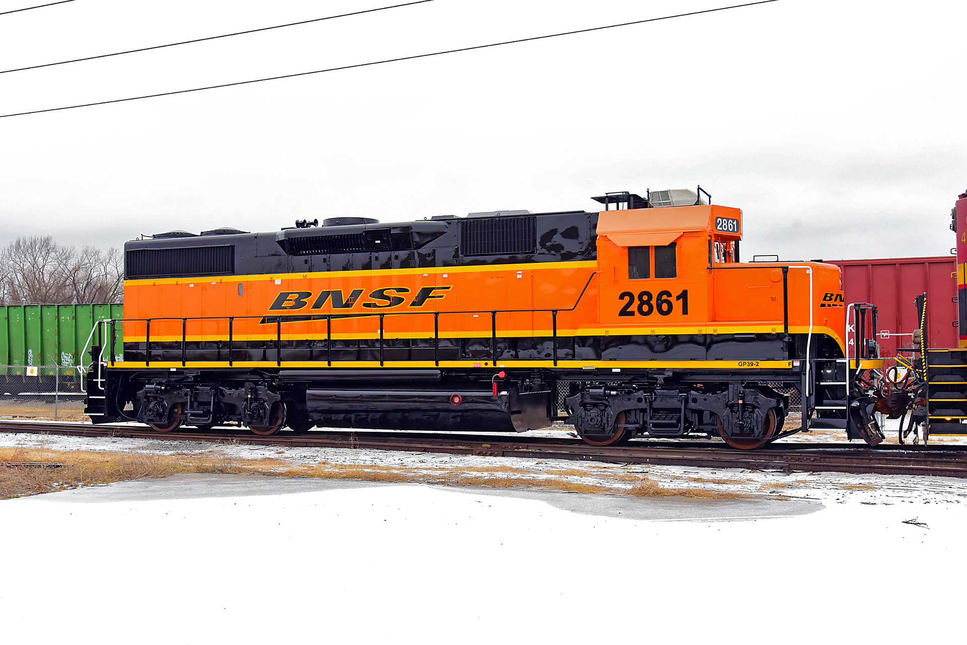 BNSF GP39-2 2861 / Kansas City, MO — Trainspo